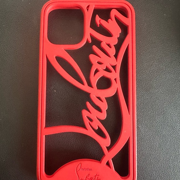 Christian Louboutin iPhone 11 Red Case With Dust Bag and Box - Picture 7 of 13